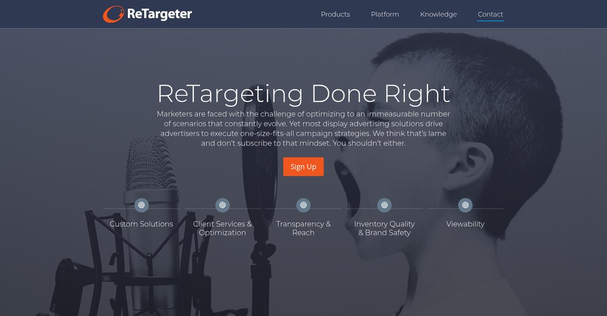 Re Targeter Homepage