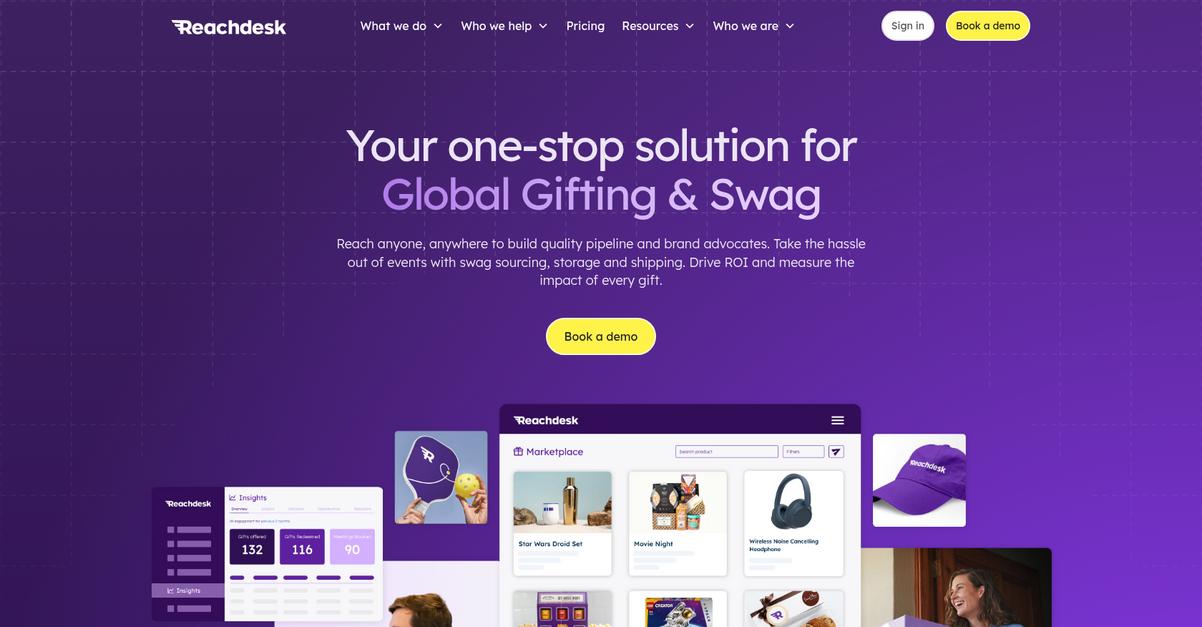 Reachdesk Homepage