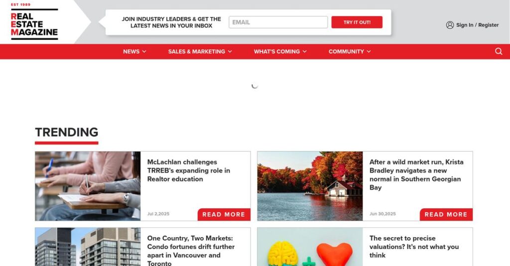 Real Estate Magazine Homepage