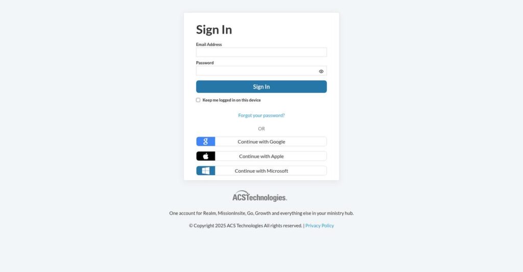 Realm Homepage
