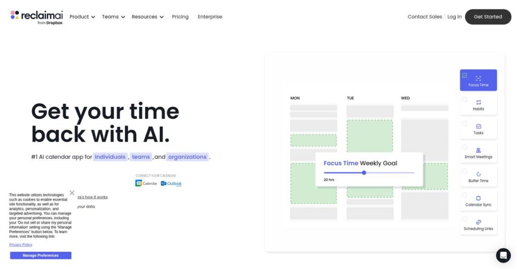 Reclaim Homepage