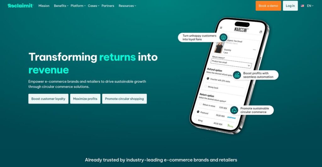 Reclaimit Homepage