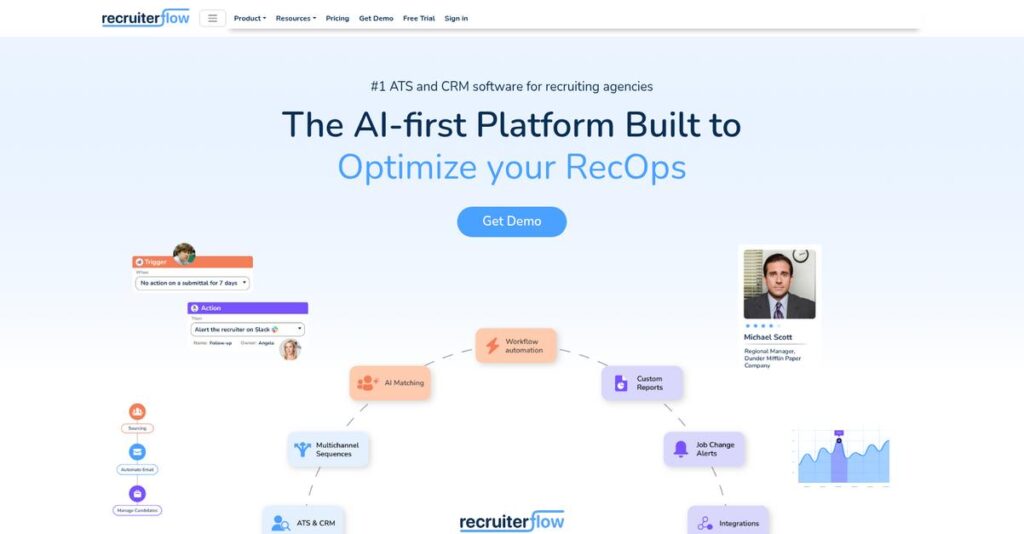 Recruiterflow Homepage