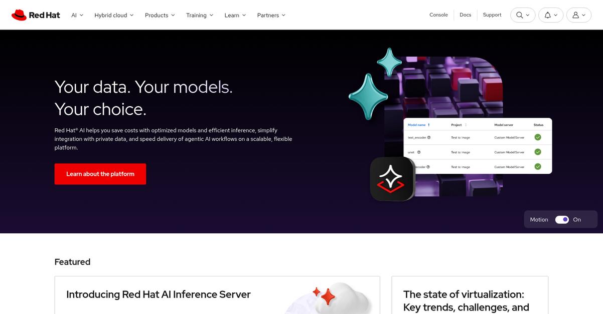 Red Hat Homepage