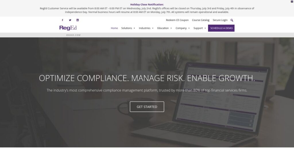 RegEd Homepage