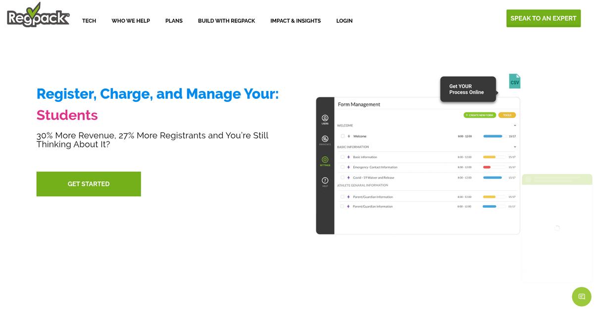 Regpack Homepage