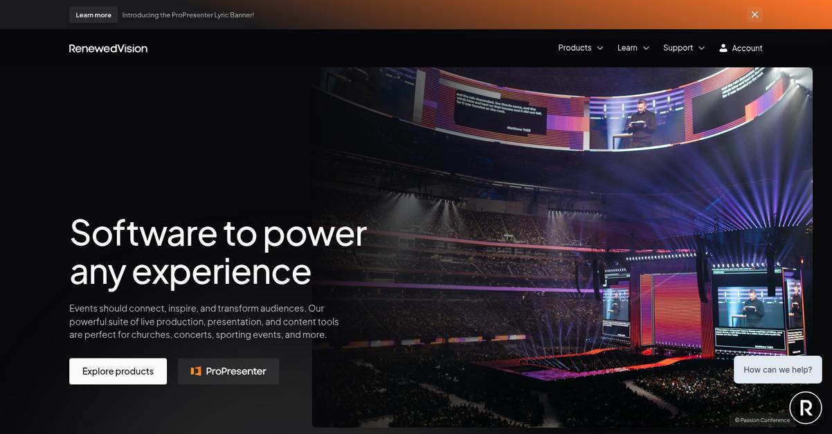 Renewed Vision Homepage