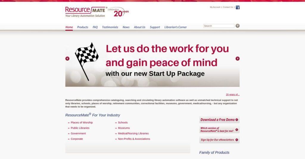 ResourceMate Homepage