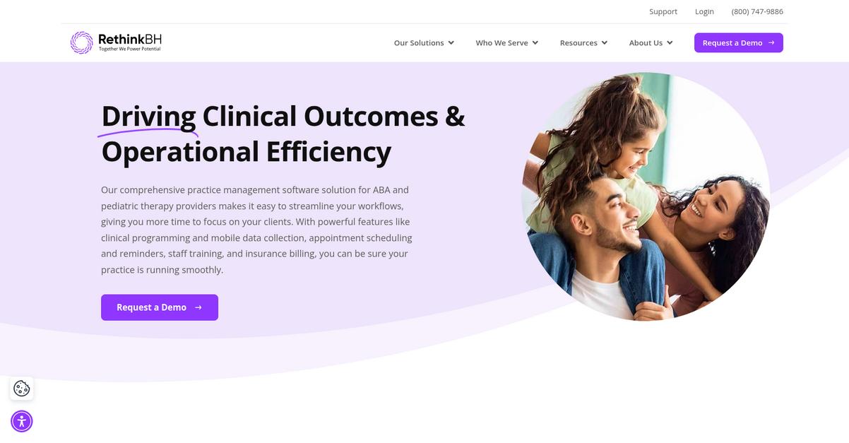 Rethink Behavioral Health Homepage
