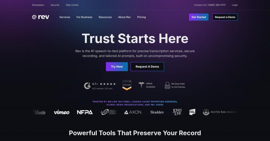 Rev Homepage