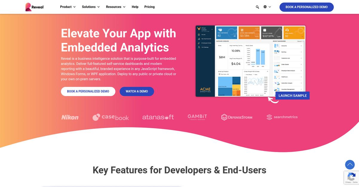 Reveal Bi Homepage