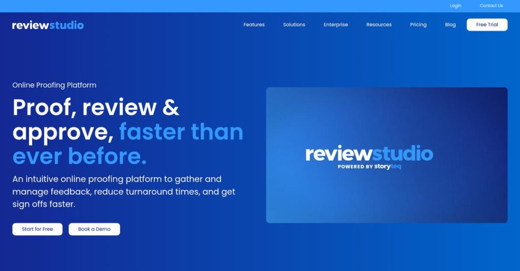 ReviewStudio Homepage
