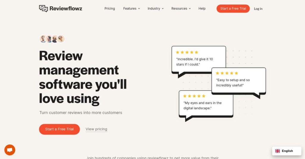 Reviewflowz Homepage