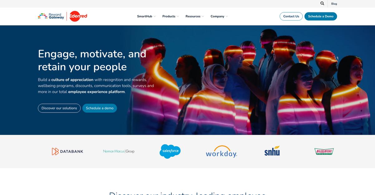 Reward Gateway Homepage