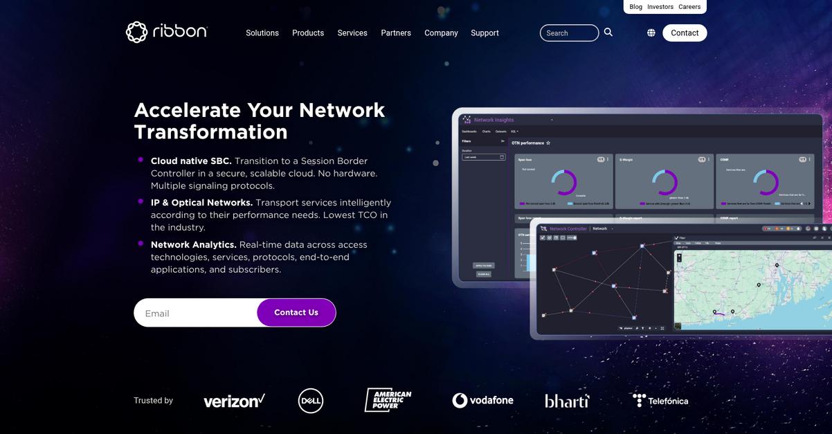 Ribbon Communications Homepage