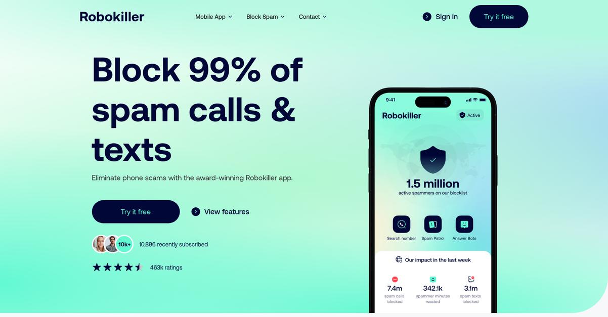Robo Killer Homepage