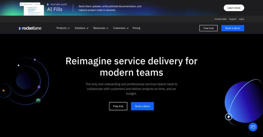 Rocketlane Homepage