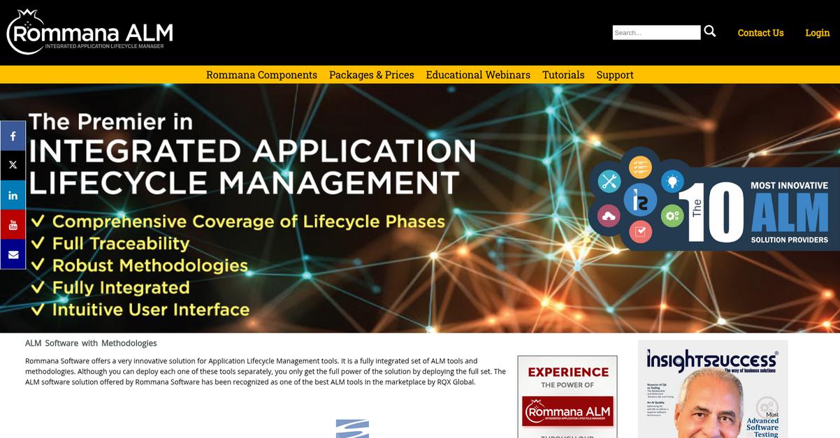 Rommana Software Homepage