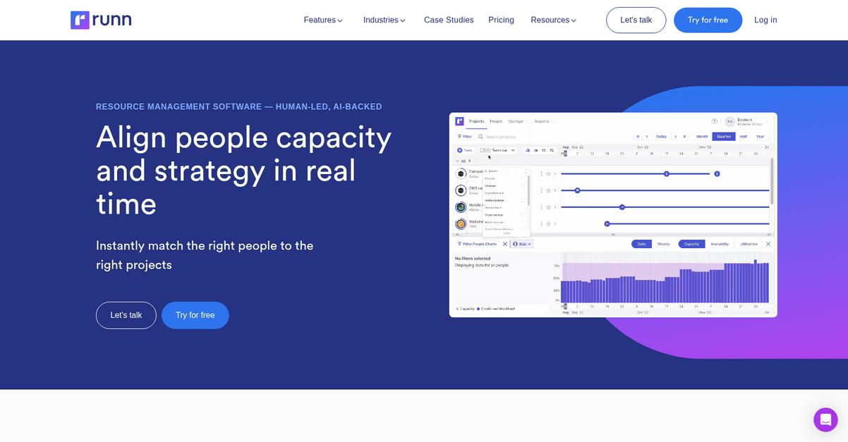 Runn Homepage