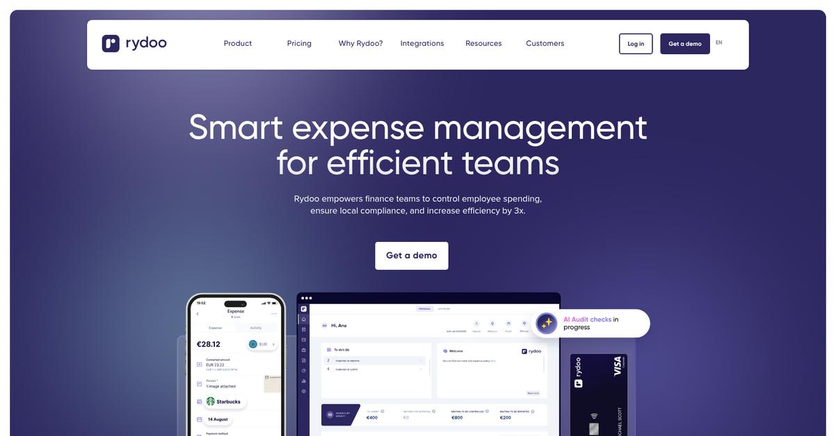 Rydoo Homepage