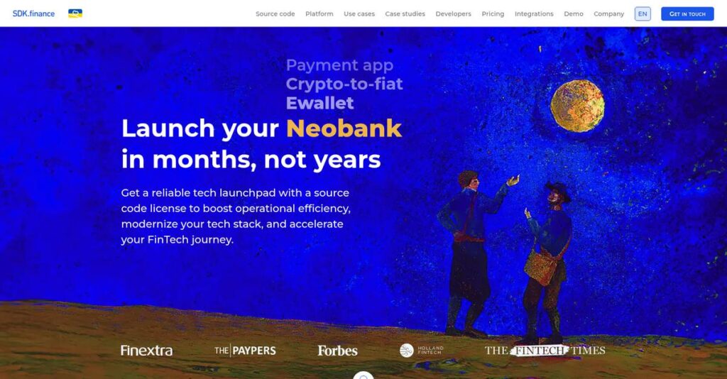 SDK.finance Homepage