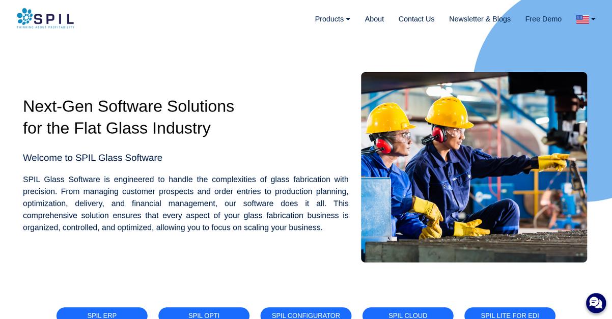 Spil Glass Homepage