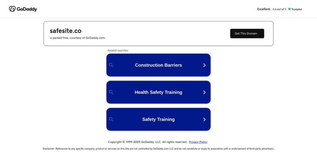 SafeSite Homepage