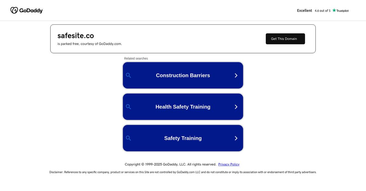 Safe Site Homepage