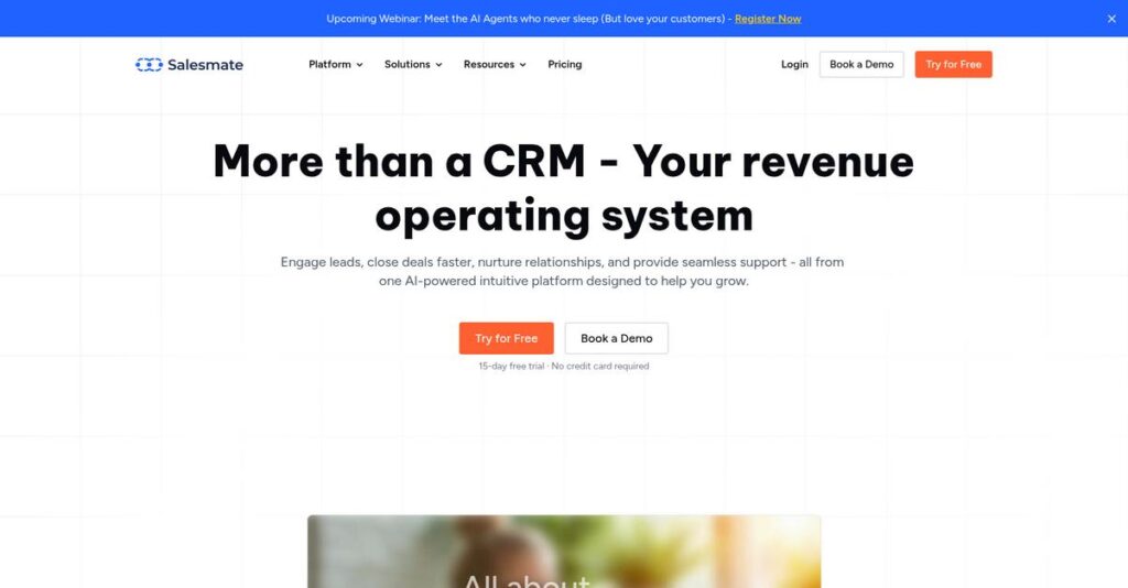 Salesmate Homepage
