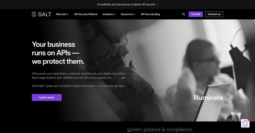Salt Security Homepage