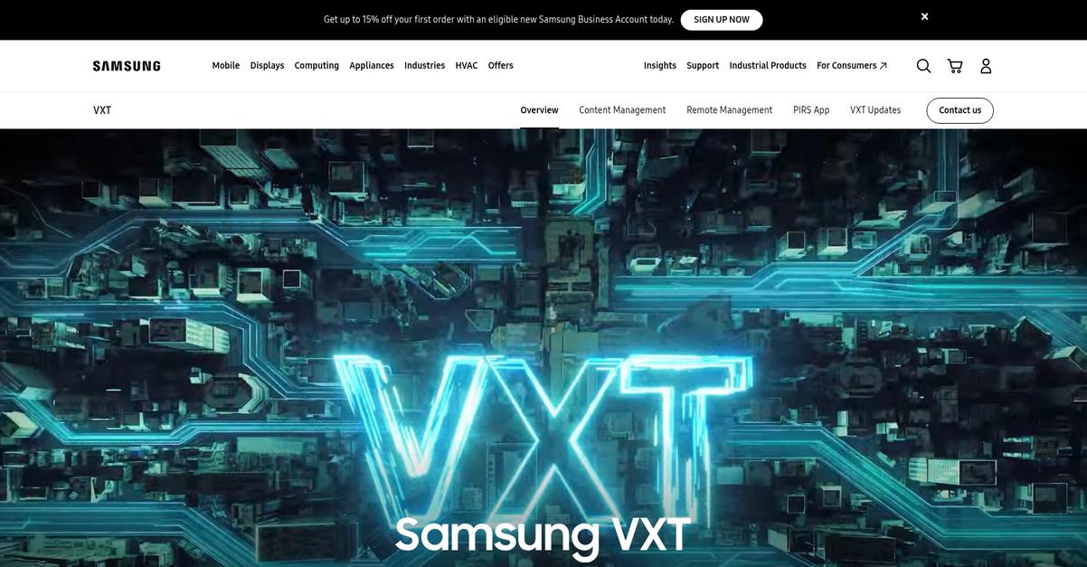 Samsung Vxt Homepage