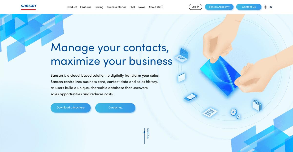 Sansan Homepage