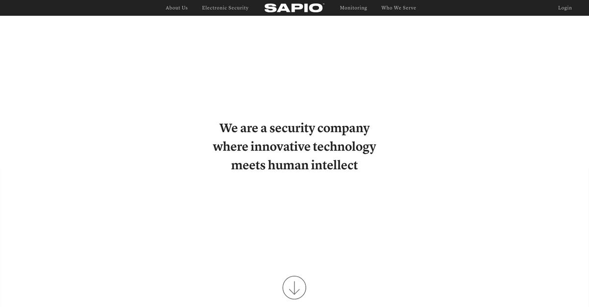 Sapio Homepage