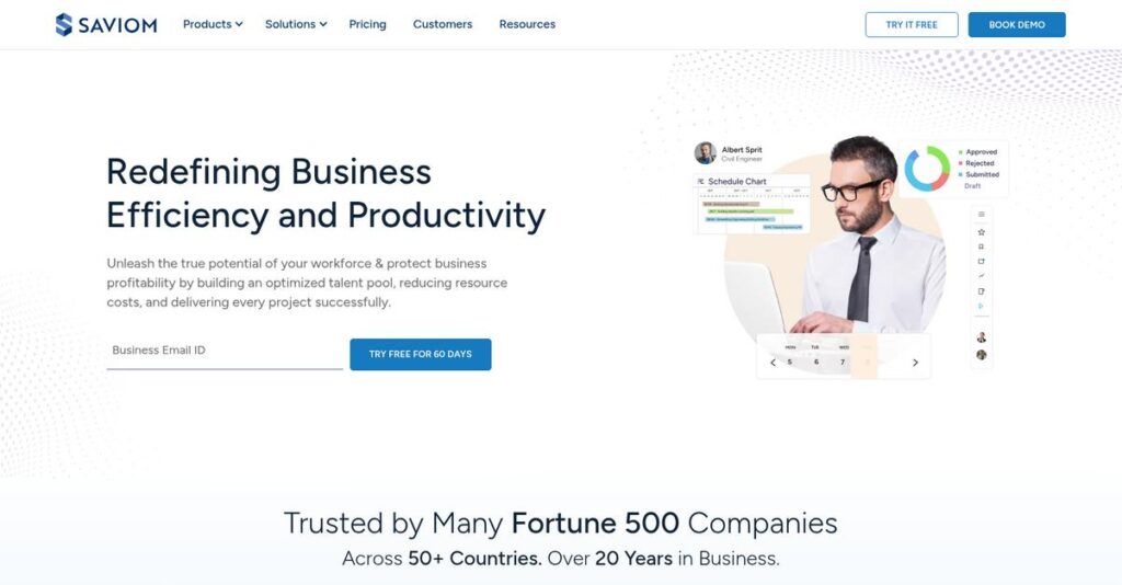 Saviom Homepage