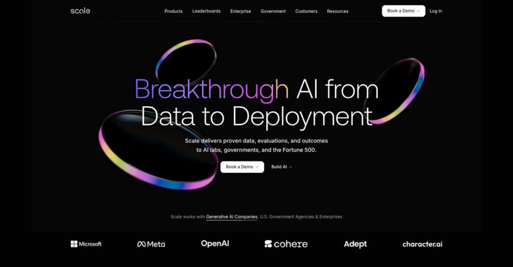 Scale AI Homepage