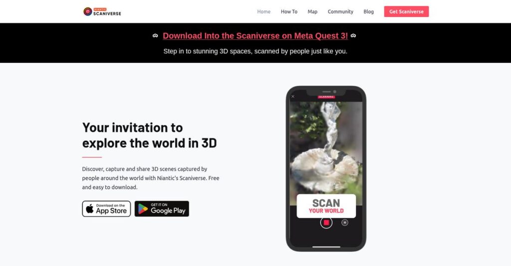Scaniverse Homepage
