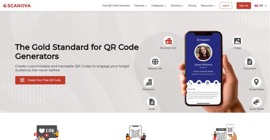 Scanova Homepage