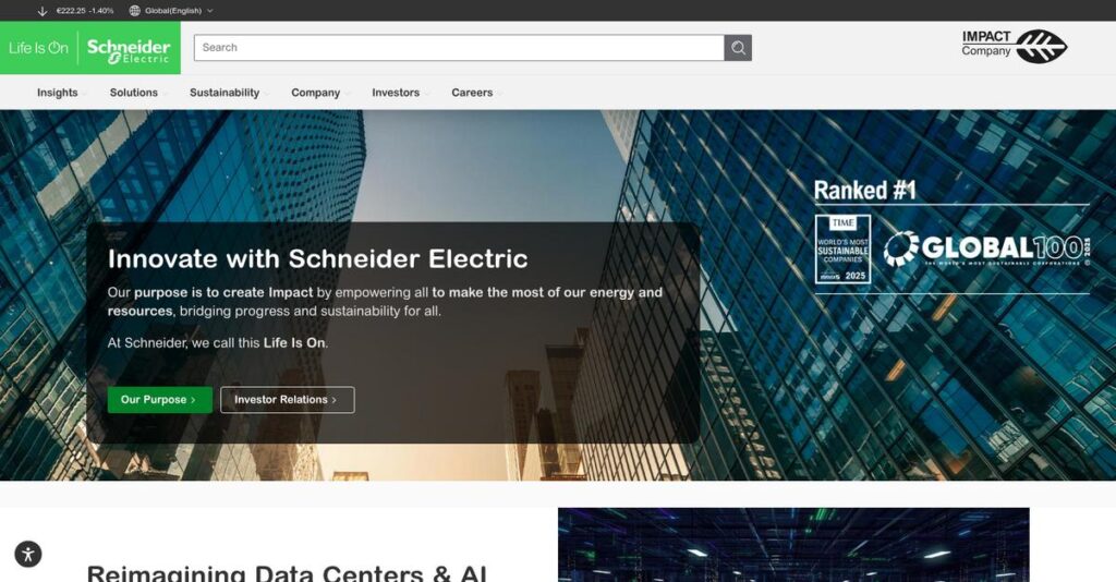 Schneider Electric Homepage 1