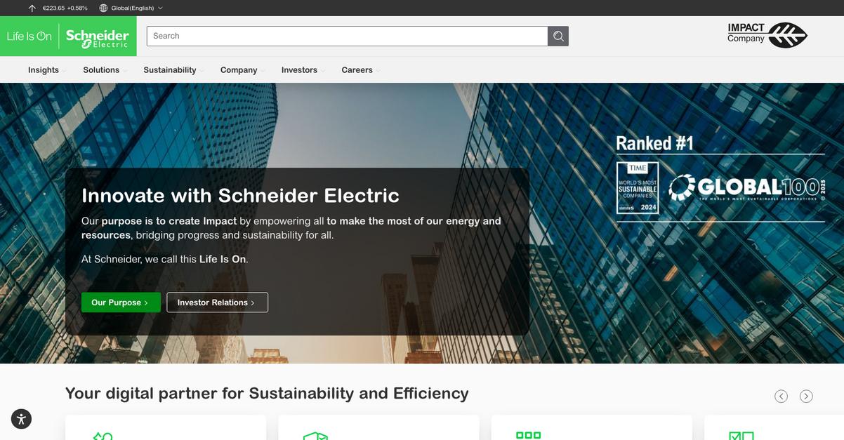 Schneider Electric Homepage