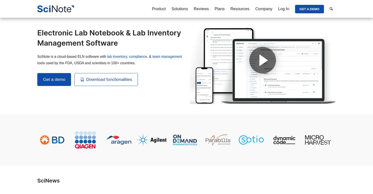 Sci Note Homepage