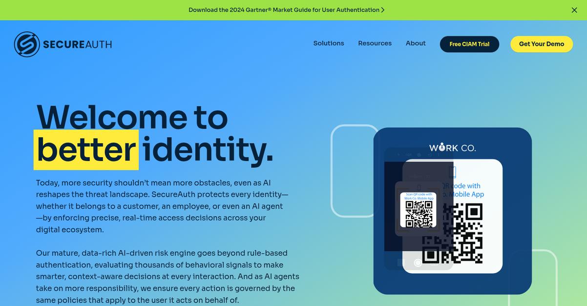 Secure Auth Homepage