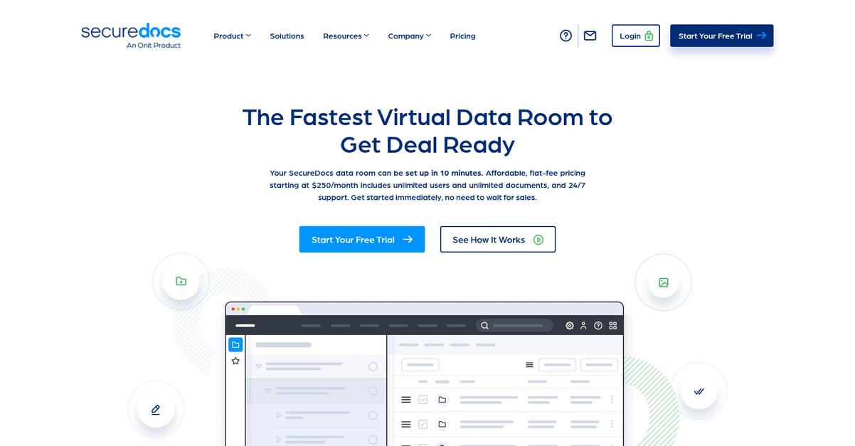 Secure Docs Homepage