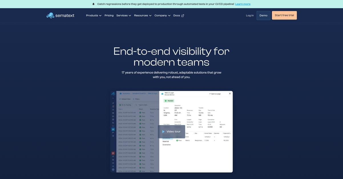 Sematext Homepage