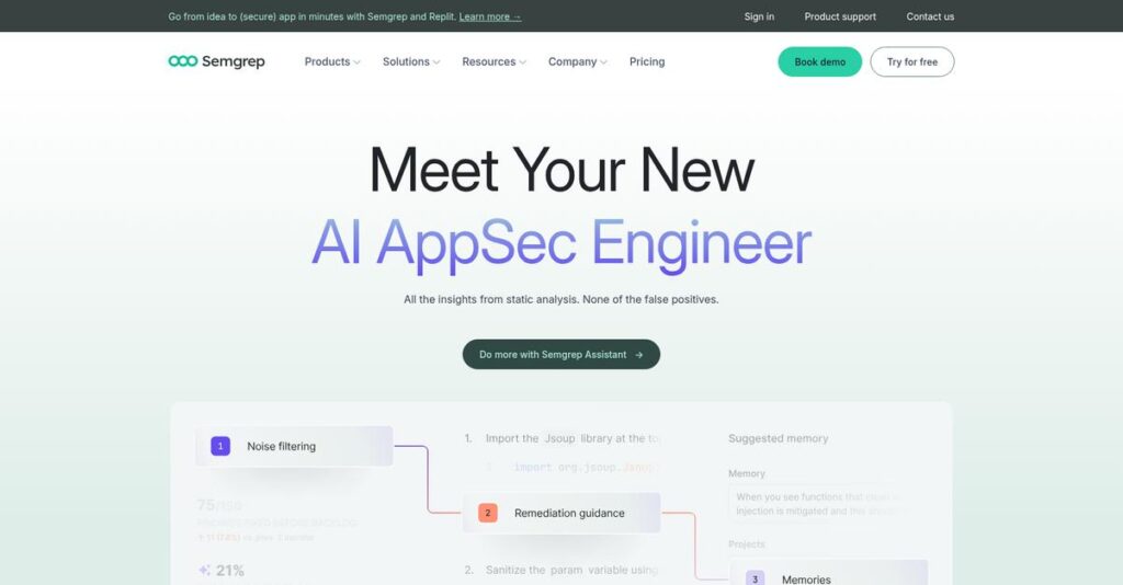 Semgrep Homepage 1