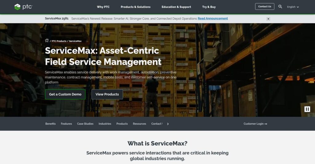 ServiceMax Homepage