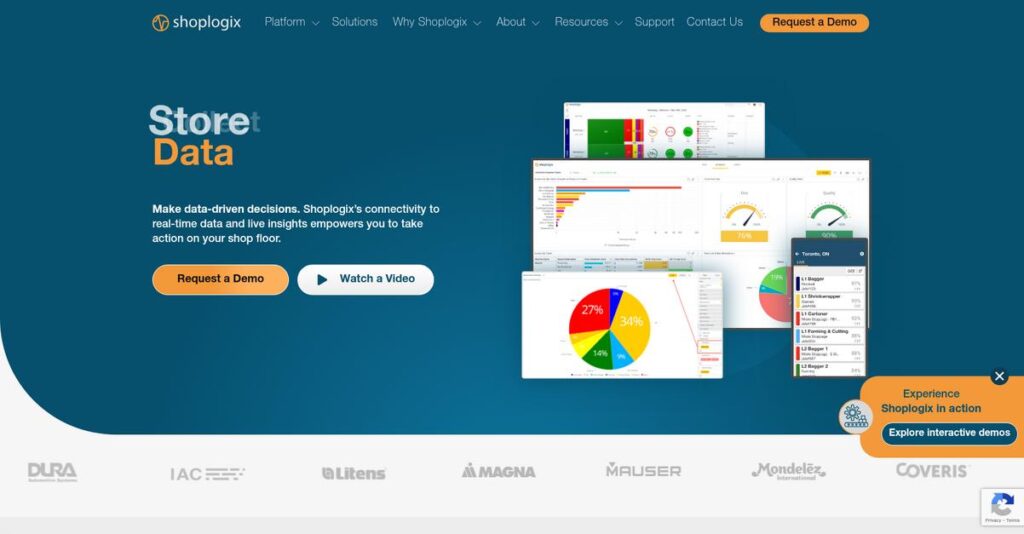 Shoplogix Homepage