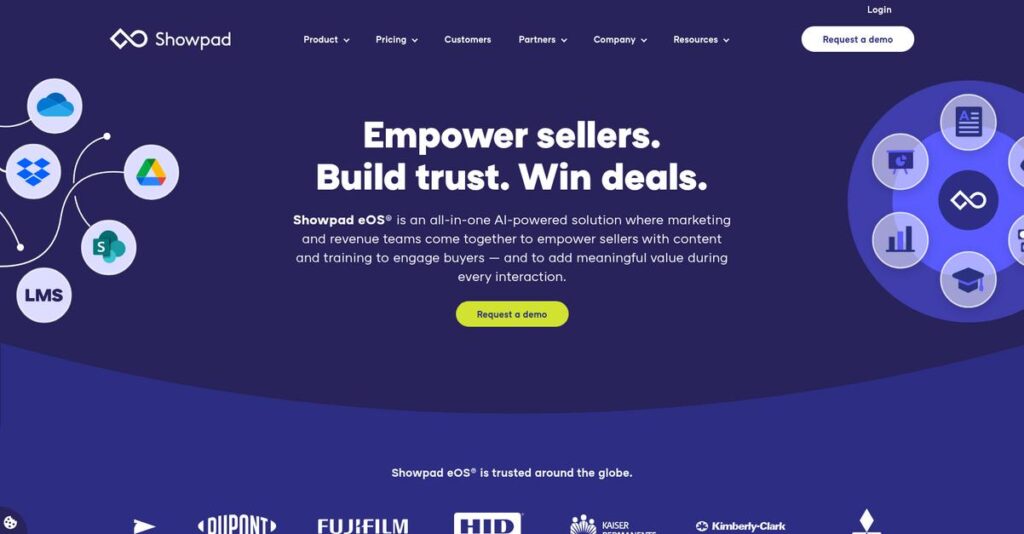 Showpad Homepage