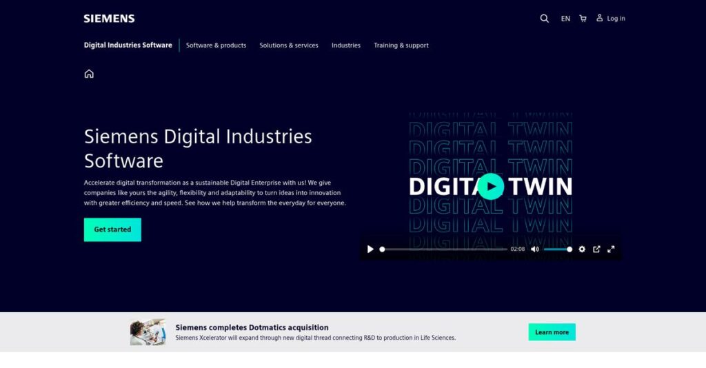 Siemens Digital Industries Software Homepage