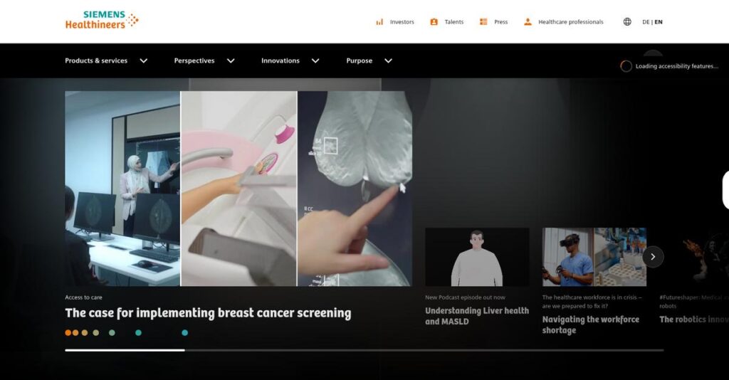 Siemens Healthineers Homepage