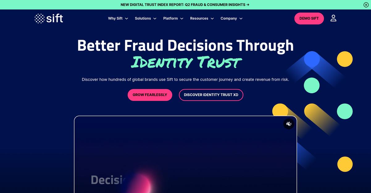 Sift Homepage 1